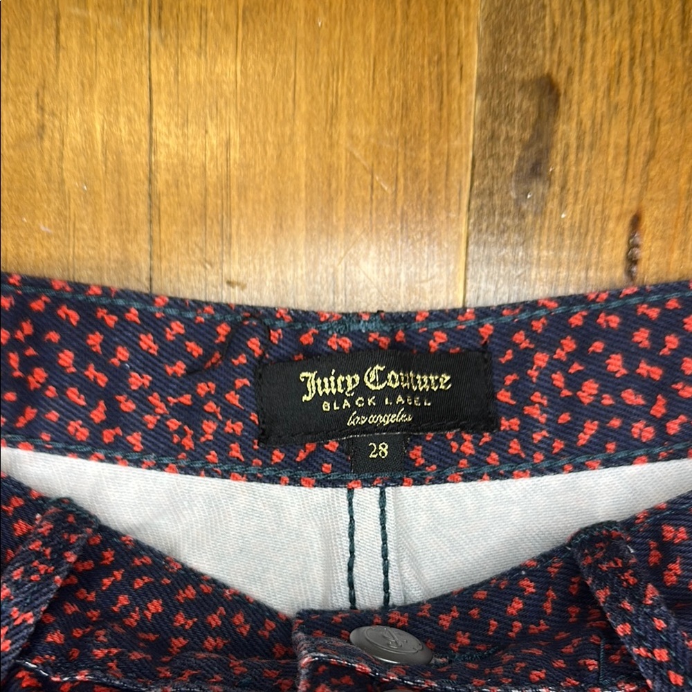 Juicy Couture High Waisted Button Fly Shorts - Picture 4 of 5